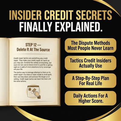 Raise Your Credit Score 100 Points in 30 Days Workbook