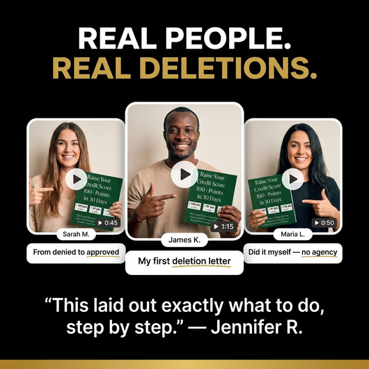 Raise Your Credit Score 100 Points in 30 Days Workbook