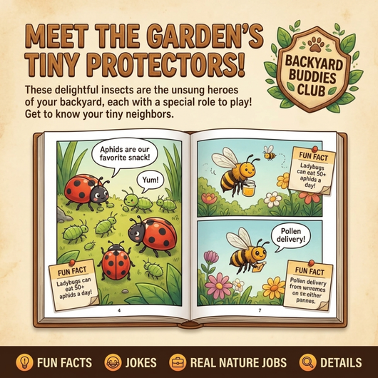 The Secret Jobs of Backyard Creatures For Kids Aged 6–10