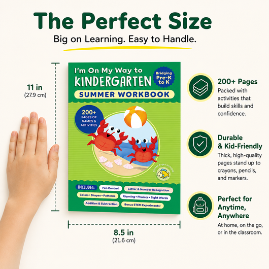 I'm On My Way to Kindergarten Summer Workbook