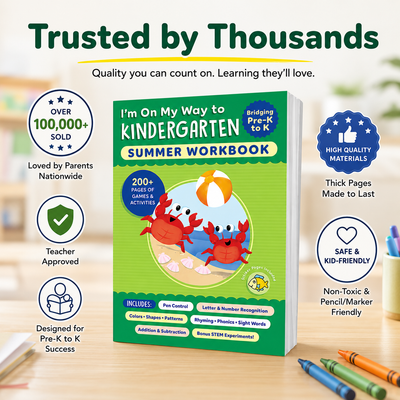 I'm On My Way to Kindergarten Summer Workbook